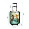 Zebra - Aapje - Waterval - Rotsen Kinderkoffer - Zwart klein -productfoto_formaten