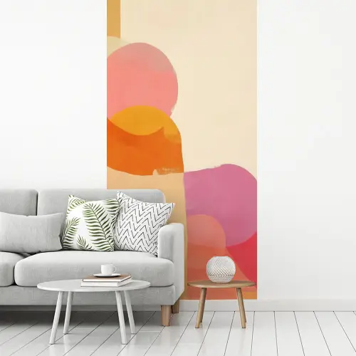 Vormen - Abstract - Kleurrijk fotobehang vinyl groot -woonkamer