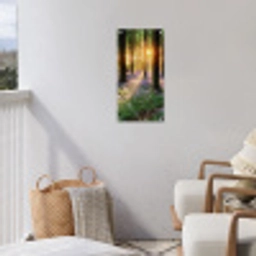 Bloemenzee in het ochtendlicht tuinposter los doek klein -sfeer8