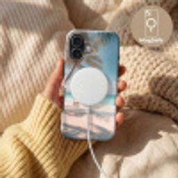 Palmboom - Schommel - Strand - Lucht Toughcase MagSafe Apple iPhone 17 klein -USP_MagsafeV
