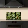 Kiwi - Fruit - Groen keuken achterwand spatscherm klein -sfeer1