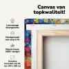 Kunst - Levensboom - Bloemen - Hippie canvas 2cm klein -zzzsfeer2_topdoek