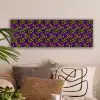 Paars - Neon - Dieren - Panter canvas 2cm klein 828 -sfeer1