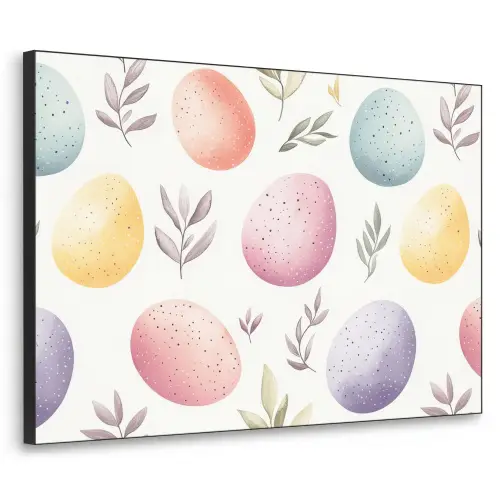 Eieren - Kleurrijk - Patroon Textielframe - compleet frame klein -3d