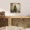 Kerstboom - Vintage - Kerst - Cadeau aluminium wit klein -sfeer3