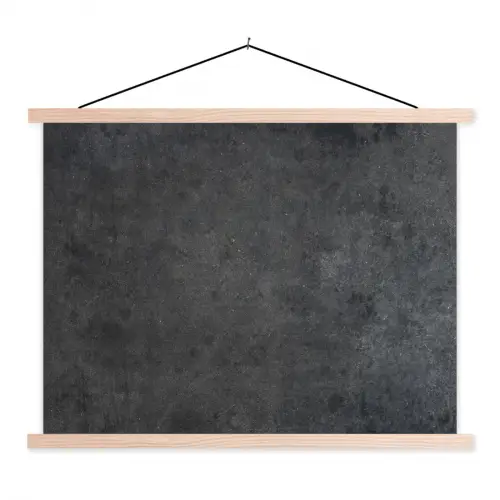 Industrieel - Leisteen - Grijs - Structuur - Beton textielposter latten blank klein -3d