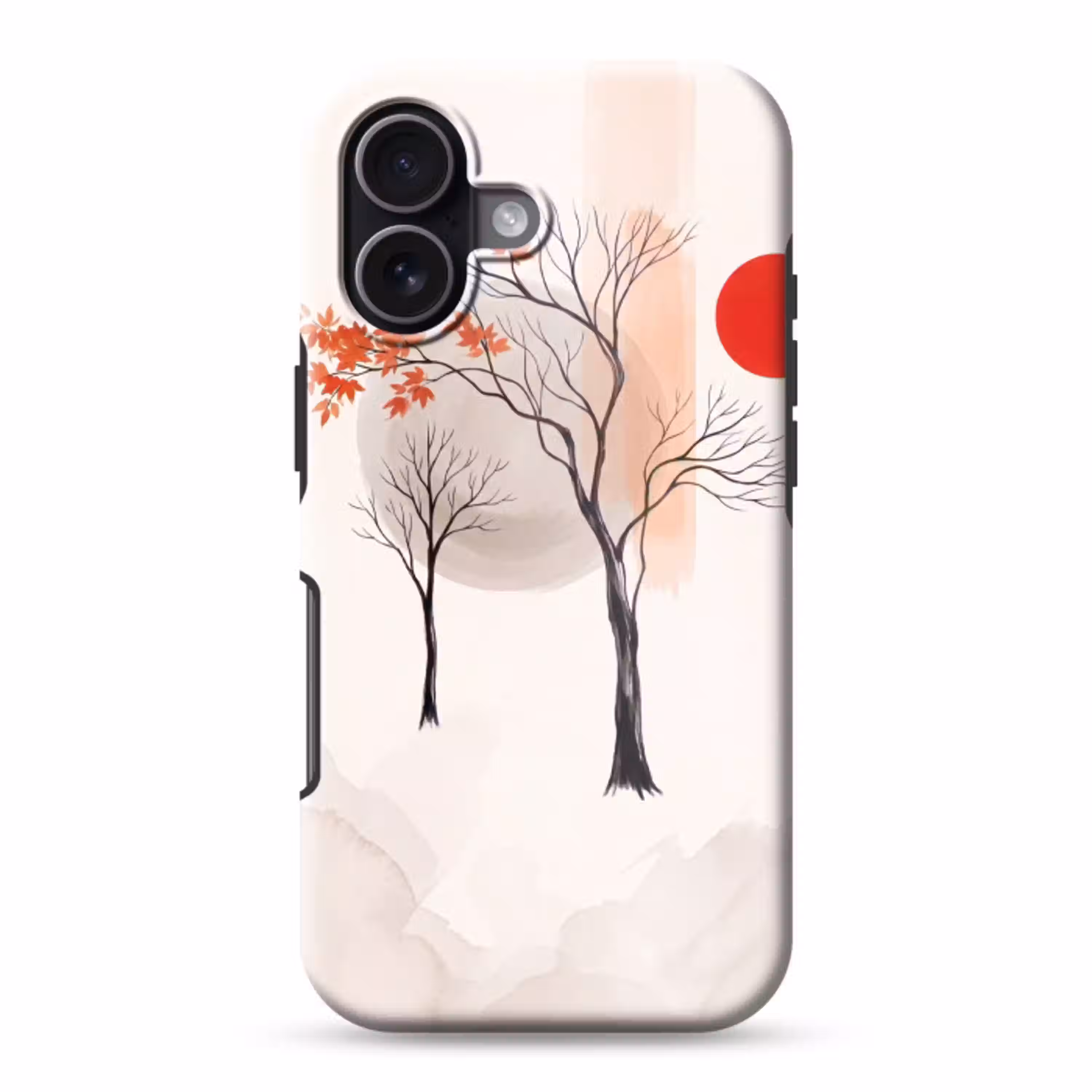 Boom - Rood - Abstract Toughcase MagSafe Apple iPhone 17 klein -3d