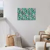 Palmblad - Panterprint - Tropical tuinposter los doek klein -sfeer8