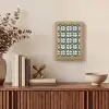 Motief - Tegel - Okergeel Light Box met kabel (Tafellamp) klein 925 -sfeer2