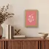 Lijnillustratie - Kersen - Tak - Wit Light Box met kabel (Tafellamp) klein -sfeer2