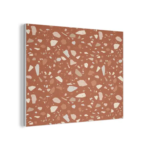 Terrazzo - Patroon - Klei PET vilt klein 837 -3d