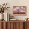 Illustratie - Bloemen - Vlakken - Abstract Light Box met kabel (Tafellamp) klein -sfeer2