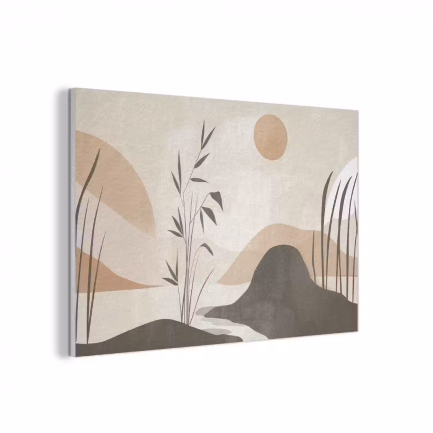Akustikbild - Japandi - Landschaft - Beige