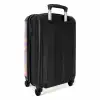 Abstract - Paarse line-art NBS - Handbagage koffer - Kinderen Unisex middel -achterkant