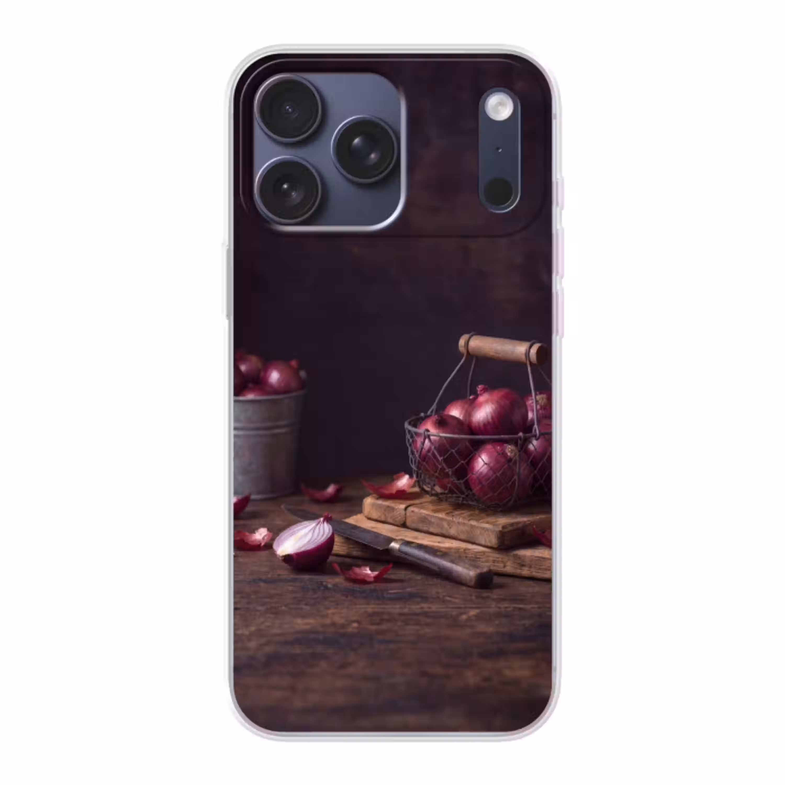 Ui - Eten - Rustiek Telefoonhoesje iPhone 17 Pro Max klein -3d