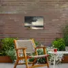Kust - Golven - Rots - Storm Tuinposter op houten frame 2 cm dik klein -sfeer3