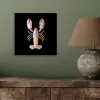 Kreeft - Roze - Zacht - Zwart aluminium wit klein -sfeer2