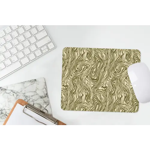 Abstract - Marmer - Groen muismat rubber klein 262 -witbureau