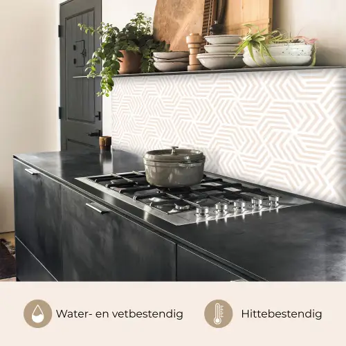 Patroon - Geometrie - Design - Pastel keuken achterwand 2 middel 871 -usp_NL