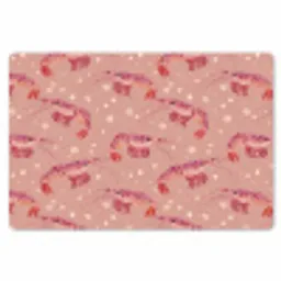 Garnalen - Stippen - Roze Placemat vinyl groot 368 -zzsfeer1_Kitchenyeah-website