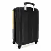 Escar-Go - Geel NBS - Handbagage koffer - Kinderen Unisex middel -achterkant