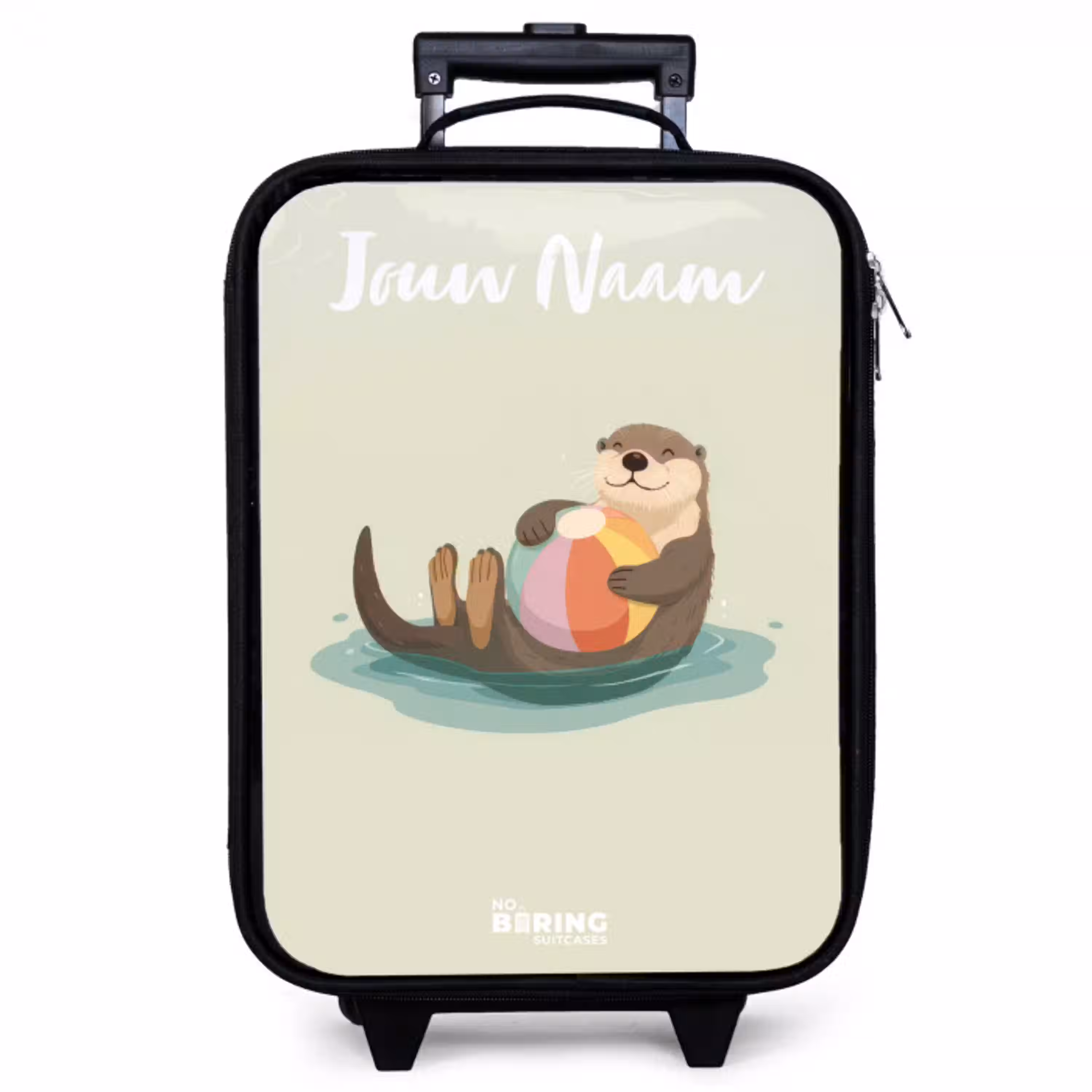 Otter - Strandbal - Water Kinderkoffer - Zwart klein -zzz_website3d