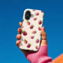 Framboos - Stippen - Rood Toughcase MagSafe Apple iPhone 17 klein 1017 -Sfeer1V