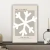 Sneeuwvlok - Wit - Winter - Kerst canvas 2cm klein -sfeer6