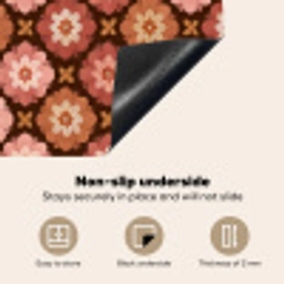 Geometrisch - Bloemen - Kleurrijk Inductie beschermer vinyl 3mm middel 274 -vsfeer4_ENG
