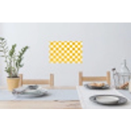 Traditioneel - Patroon - Geel Muursticker klein 286 -eettafel