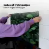 Bladeren - Ovaal - Groen - Nerven Inductie beschemer met haakjes middel -ky-ophangen-nl