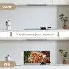 Pizza - Hart - Pepperoni - Tomaat keuken achterwand spatscherm klein -voor_na_NL