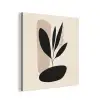 Plant - Beige - Japandi aluminium wit klein -3d