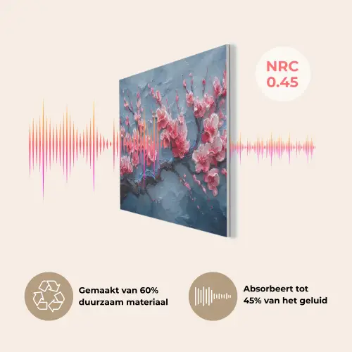 Bloesem - Bloem - Roze - Tak PET vilt klein -USP_NL