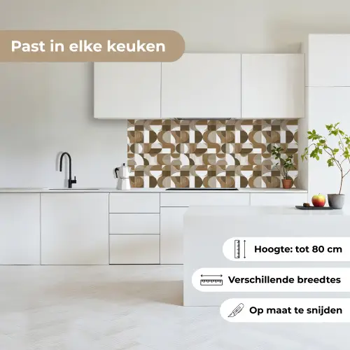 Abstract - Retro - Bruin keuken achterwand 2 middel 871 -sfeer4_NL