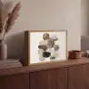 Ovaal - Kleurvlakken - Penseelstreken Light Box met batterij (Wandlamp) middel -sfeer2