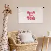 Tekst - Boodschap - Roze Wandkleed katoen klein -wsfeer5_kind
