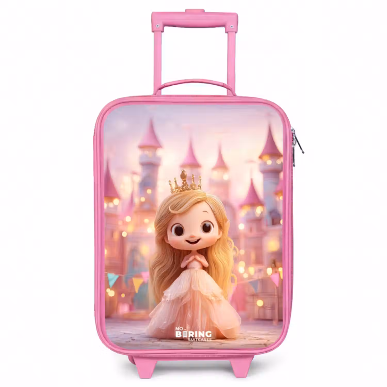 Kinderkoffer - Roze - Prinses - Roze - Kasteel
