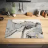 Gouden Rivieren op Marmeren Kusten Inductie beschermer vinyl 3mm klein -sfeer5