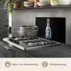 Champagne - Bloemen - Goud - Chique keuken achterwand spatscherm klein -usp_NL