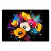 Bloemen - Kleurrijk - Graffiti - Modern - Boeket Placemat vinyl groot -zzsfeer1_Kitchenyeah-website