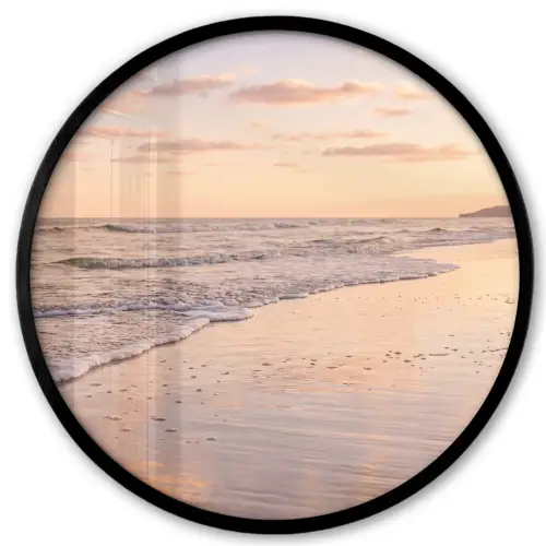 Strand - Branding - Wolken Fotolijst rond zonder passe partout klein -3d