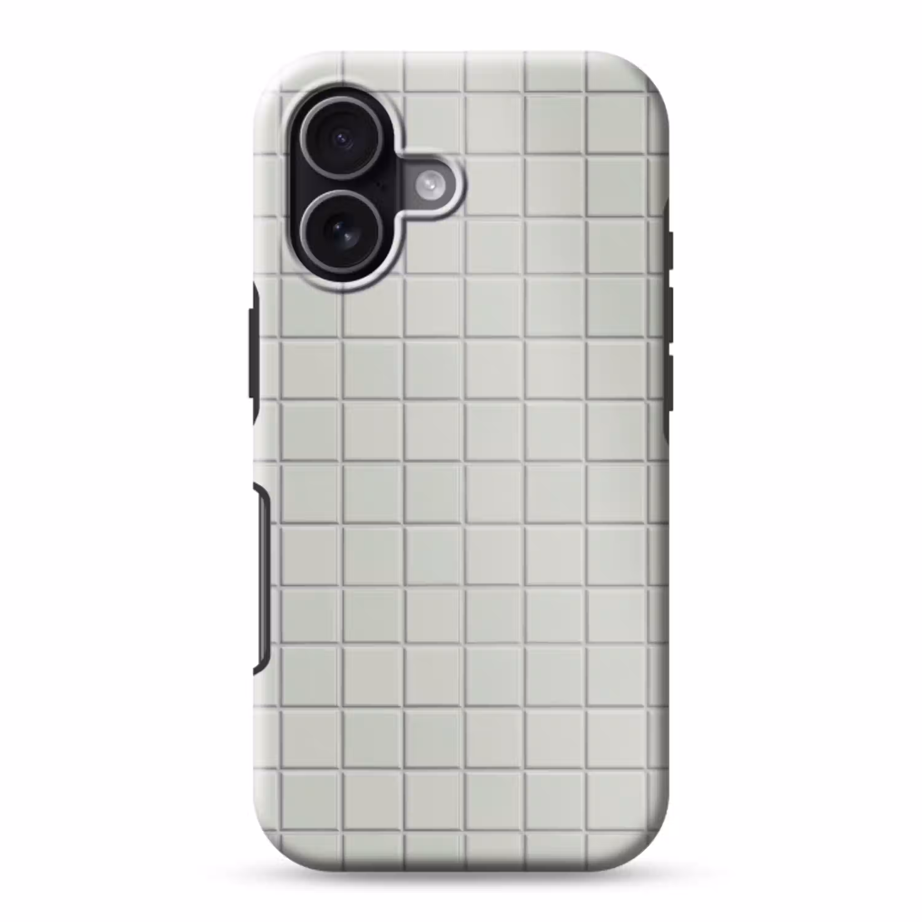 Tegel - Patroon - Lichtgroen Toughcase MagSafe Apple iPhone 17 klein 1017 -3d