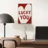 Lucky - Hart - Rood aluminium wit klein -sfeer5