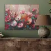 Klaprozen - Roze - Bloemen - Botanisch - Kunst PET vilt klein -sfeer2