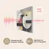 Abstract - Goud - Zilver - Vormen - Aesthetic PET vilt klein -USP_NL