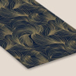 Abstract - Lijnen - Blauw - Goud fotolijst zwart zonder passe partout klein 224 -zsfeer6