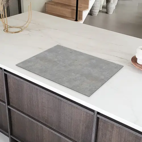 Beton - Patronen - Industrieel Inductie beschermer vinyl 3mm klein 276 -sfeer8