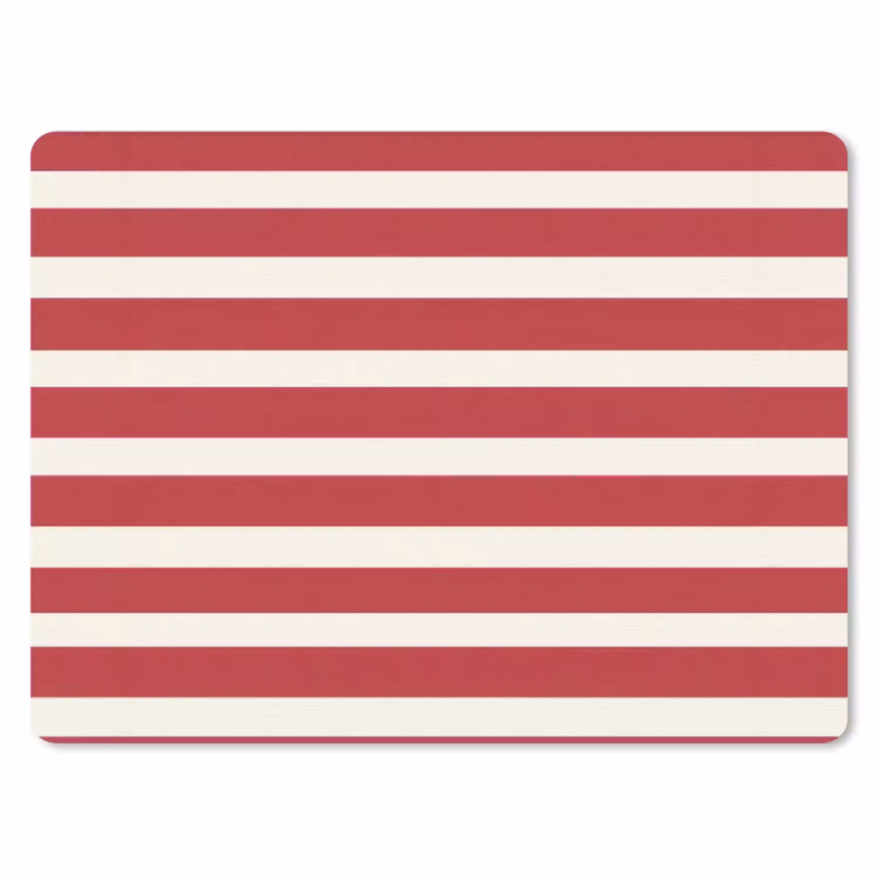 Strepen - Patroon - Rood muismat rubber klein 262 -3d