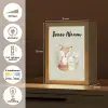 Minimalistisch - Dieren - Bladeren - Stippen Light Box met kabel (Kinderlampje) klein -USP_NL